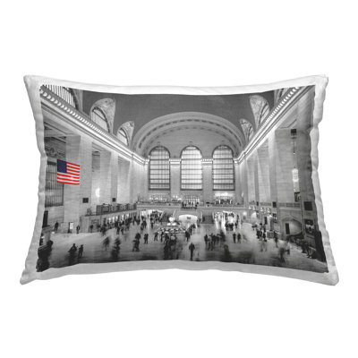 Coussin Patriotic Architecture Scene, imprimé par Murray Bolesta
