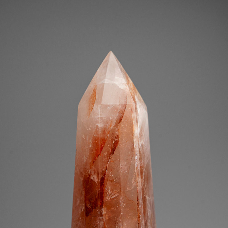 Genuine Polished Strawberry Quartz Point (.9 Lbs)