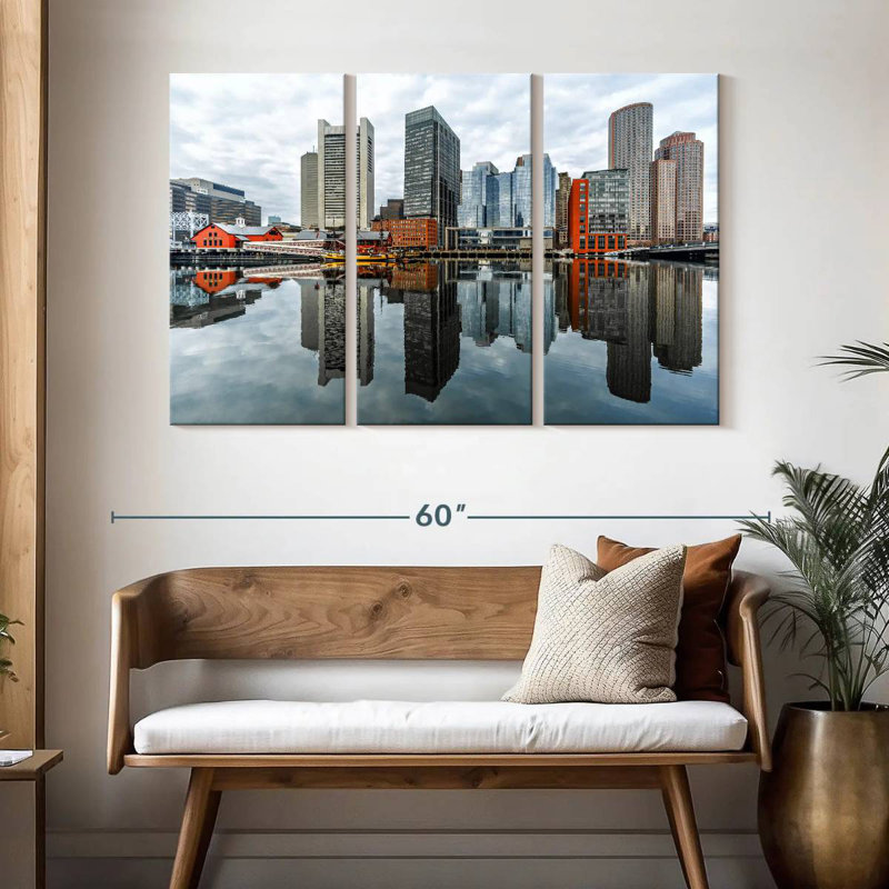 Nicci Boston Harbor View, 32" H x 50" W