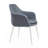 Teegan 19'' H Upholstered Metal Armchair-438107530-463156453