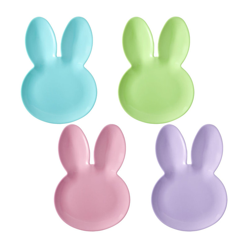Easter, 10" Bunny Melamine Plate S4