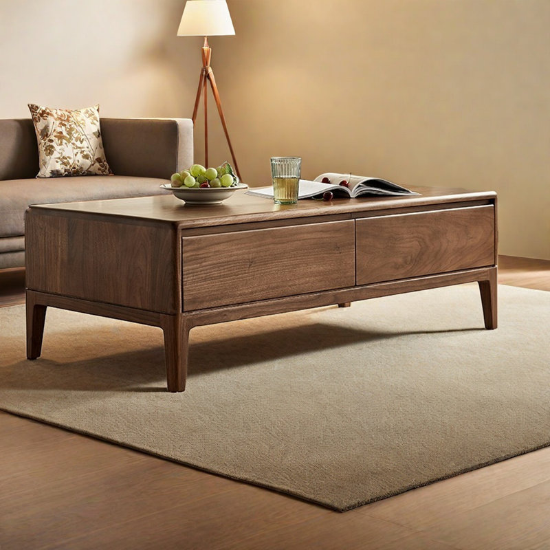 Black walnut all solid wood end table