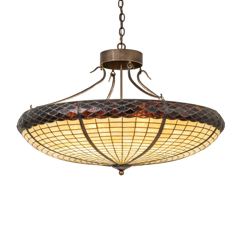 Luminaire suspendu bol 6 lumières Greenbriar