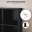 97.5 cm H Particle Board Bookcase-963836566