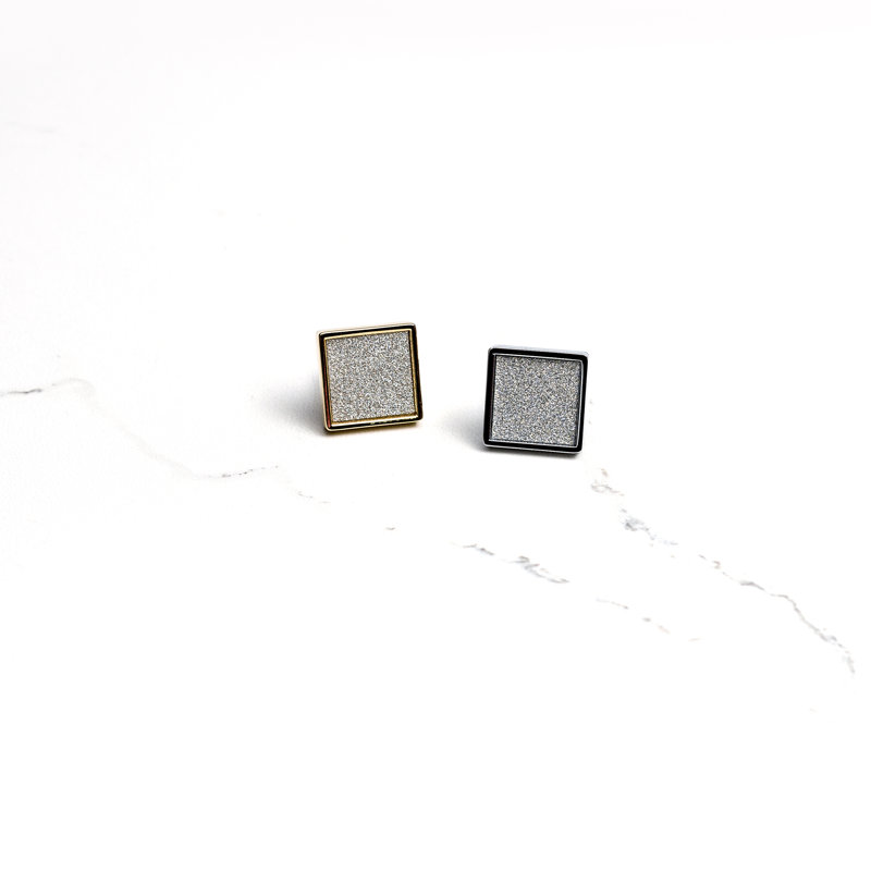 Square Knob, Bright Chrome