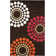 Faye Polka Dots Handmade Tufted Dark Brown Area Rug