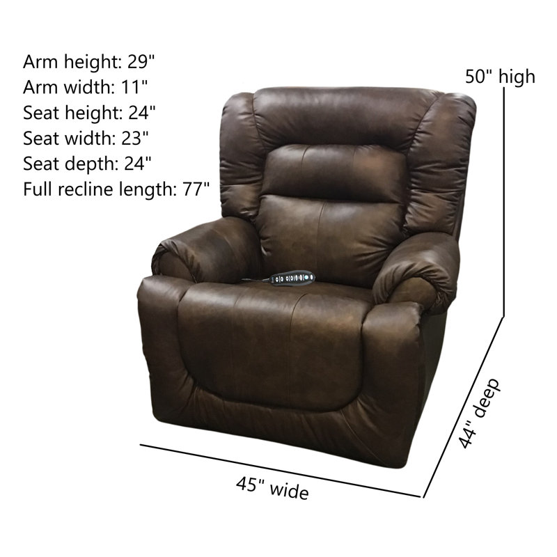 All Star Recliner, Valentino Chocolate, Power