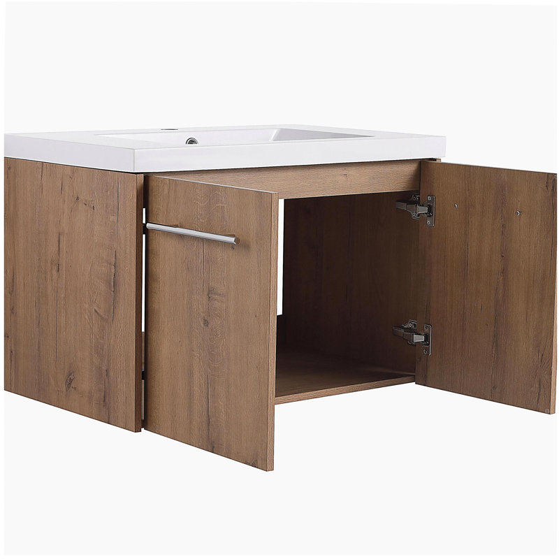Meuble-lavabo à portes 30 po avec lavabo, pour petite salle de bain, 30"