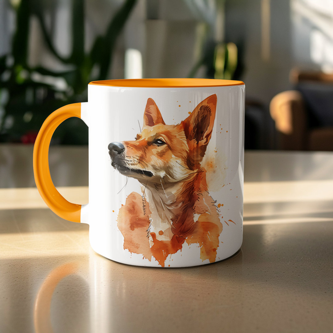 Doberman Pinschers Watercolor Art 11oz Coffee Mug
