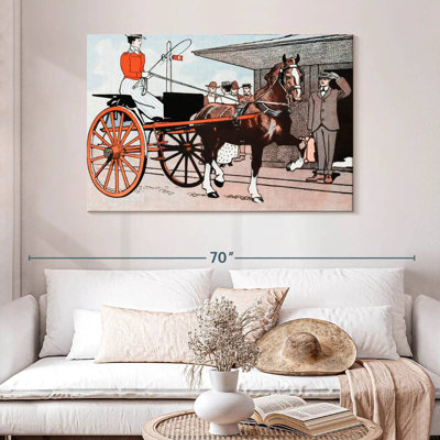 Woman In A Horse Carriage