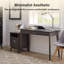 Bureau Cabral - Bureau moderne de 122 cm avec tiroir de rangement-2070336923