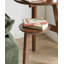 Table d'appoint 100% bois massif à 2 niveaux avec tablette de rangement inférieure, parfaite pour le salon et la chambre à coucher, durable et élégante