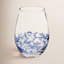 Spode Blue Italian Stemless Glasses 19 Oz
