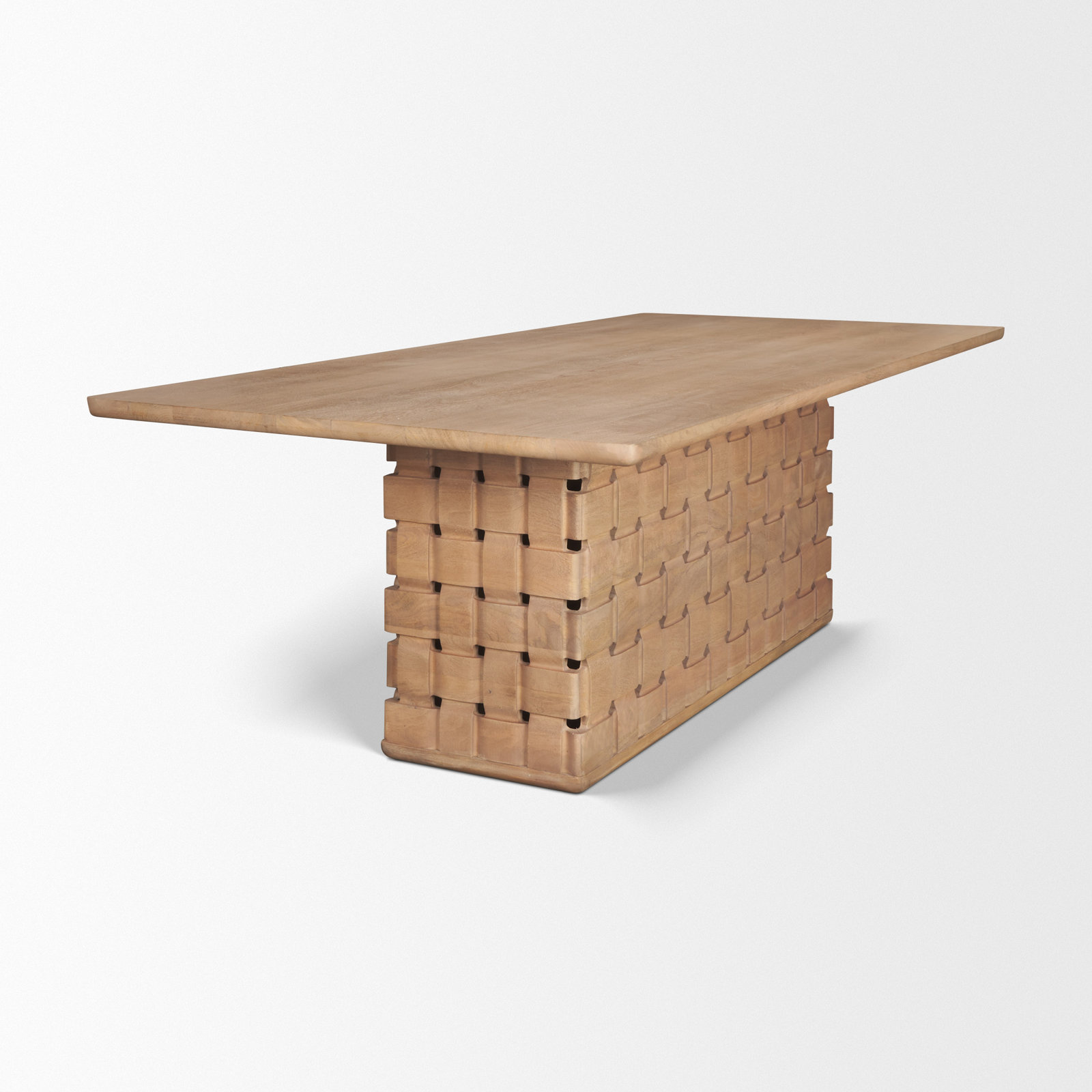 Niya 44" Light Brown Mango Dining Table