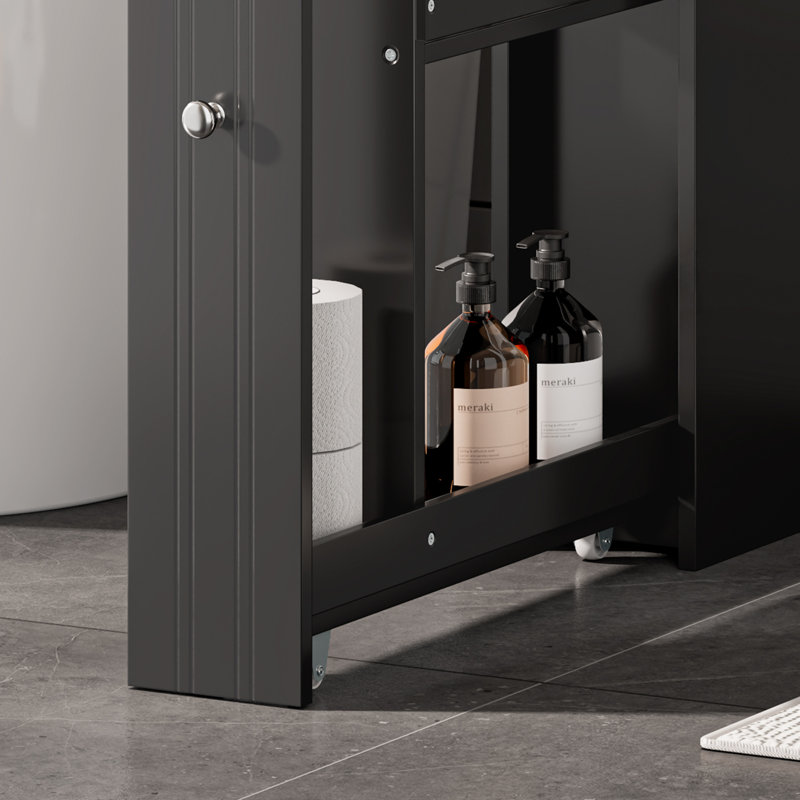 Shrewsbury Freestanding Bathroom Cabinet, Black