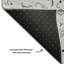 Tapis oriental Corum AMF1036 lavable à la machine de qualité supérieure-651994473