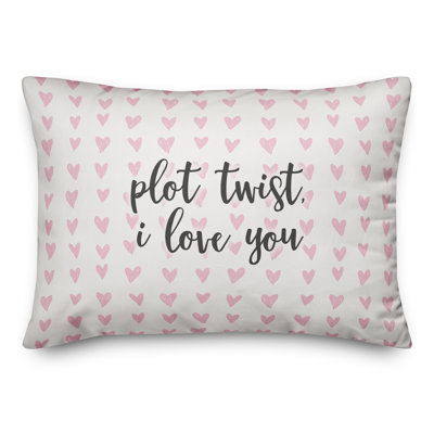  Coussin Plot Twist I Love You
