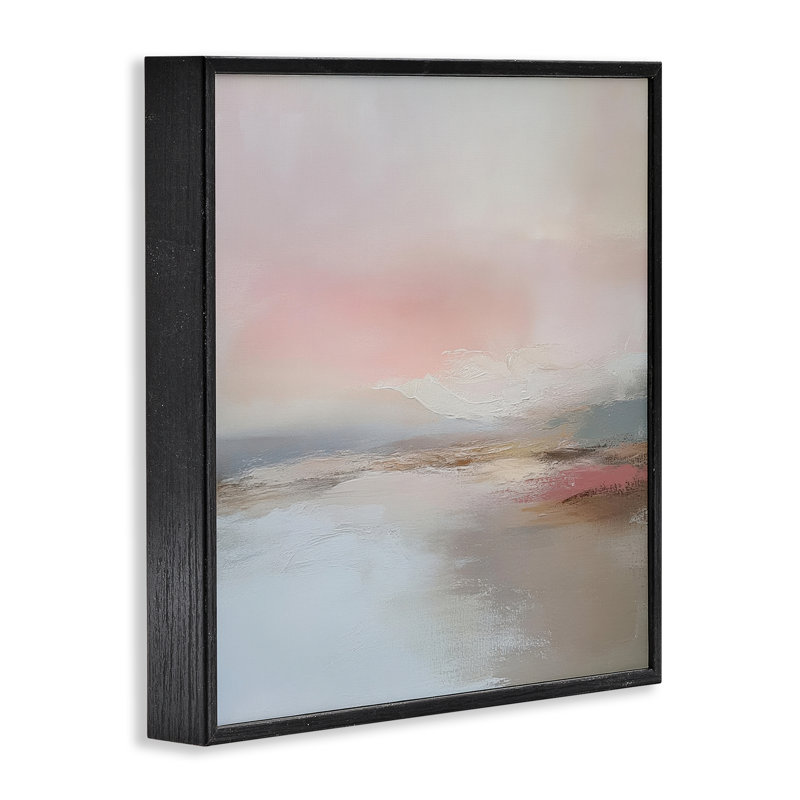 Giclée encadrée, art par Petal Prints Design, Giclée encadrée noir minuit, H 12 po x l 12 po