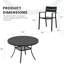 Ensemble 7 pièces de table et chaises de patio-102402353