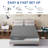 14 Inch Green Tea Medium Firm Gel Memory Foam Mattress , Bed Mattress In A Box Washable Cover-105504089