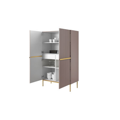 Alessja 2 Door Manufactured Wood Wardrobe