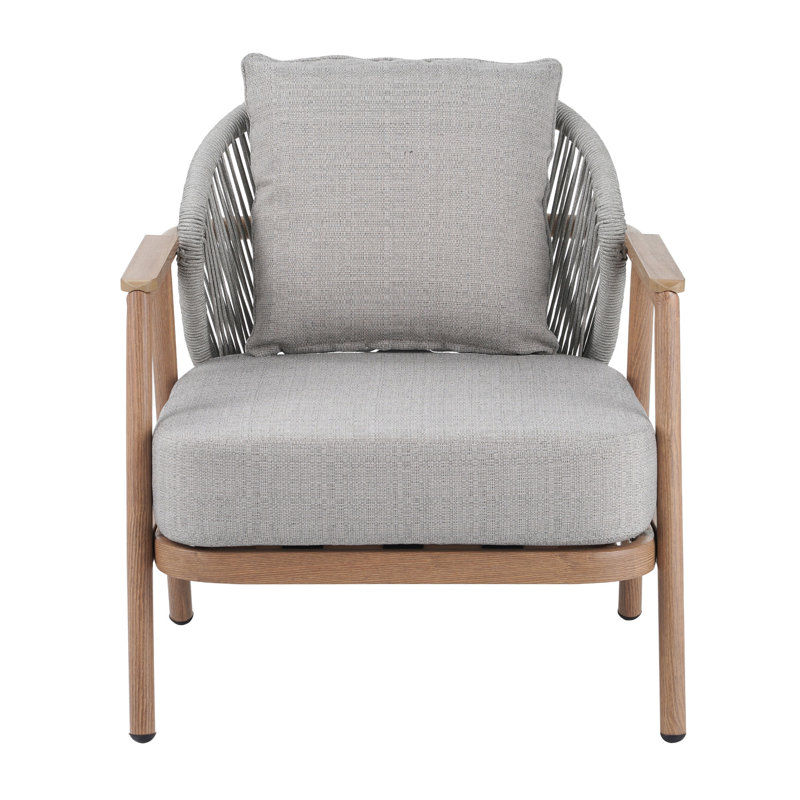 Fauteuil club en corde Orla, ensemble de 1