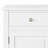 Connaught Solid Wood Entryway Storage Cabinet in White