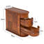 Solid Wood Frame End Table-970833538