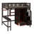 Loft Bed With Bookshelf,Drawers,Desk,And Wardrobe-122428037