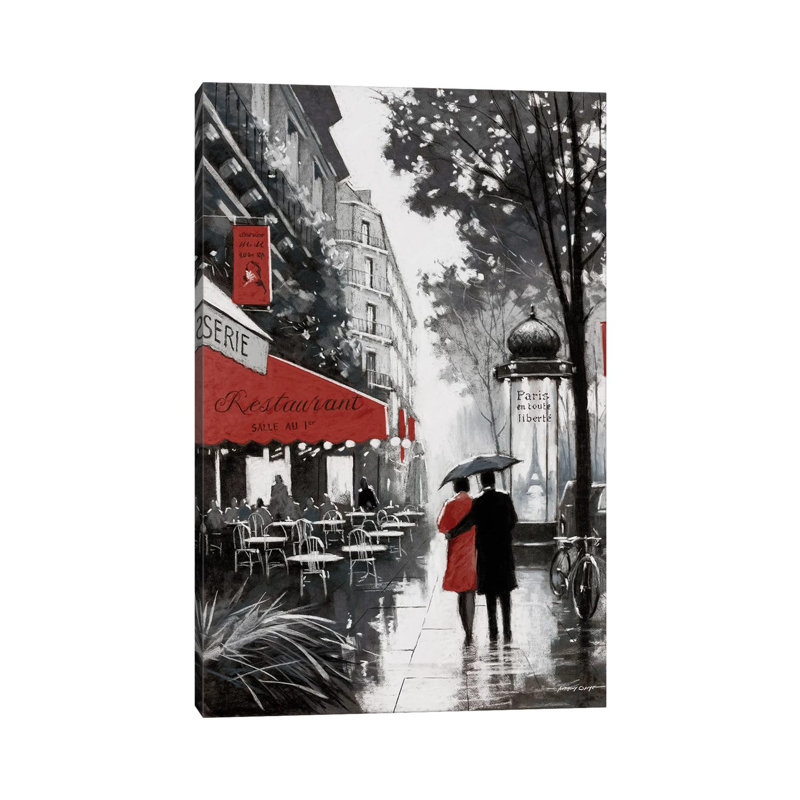 Rainy Paris II by A. Orme - Wrapped Canvas Print, 66.04 cm H x 45.72 cm W x 1.91 cm D