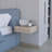 Gray Nightstand With Drawer For A Stylish Bedroom Modern In Spacious Storage Area-1448204670