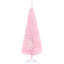 Arbre de Noël neige enneigé, arbre de Noël mince avec branches réalistes et base en plastique pour décoration d'intérieur, rose-1104438314