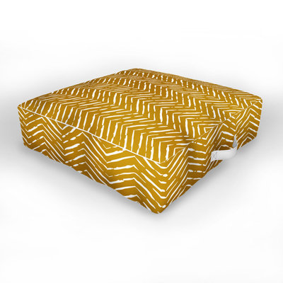 Indoor / Outdoor Geometric Floor Pillow
