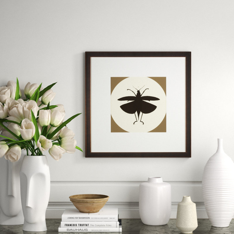 Insect Silhouette IV Print