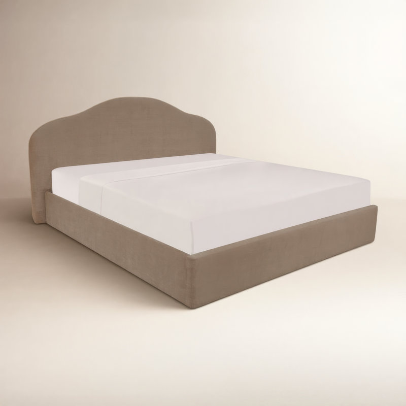 Maggie King Storage Bed Cream, Cream, King