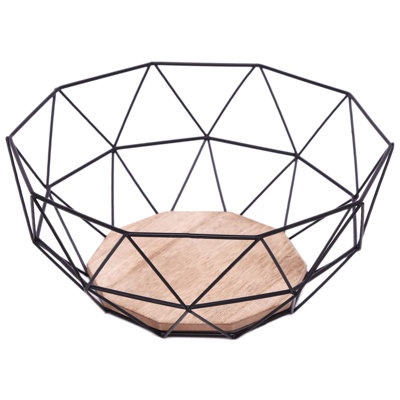17 Stories Aasr Metal Fruit Basket