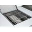 Mont Alpi Mai805-dfc-exc 6-burner 115000 Btu Deluxe Stainless Steel Island Outdoor Kitchen Bbq Gas Grill + Fridge Cabinet + Granite Countertops + + Grill Cover + 25" Right Extra Storage Cabinet