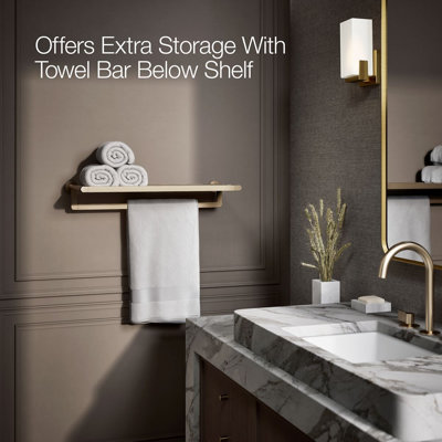 Hotelier Wall Mounted Towel Rack