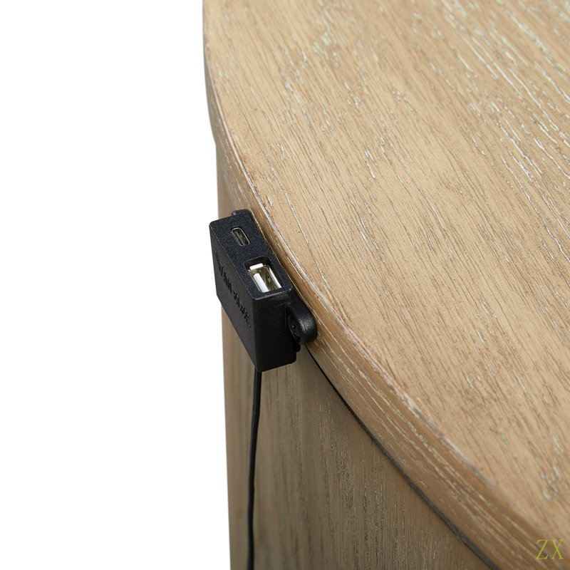 Table de chevet ovale