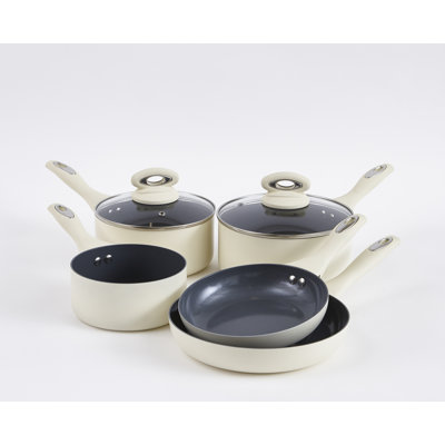 17 Stories Amatallah 5 Piece Aluminium Non Stick Cookware Set