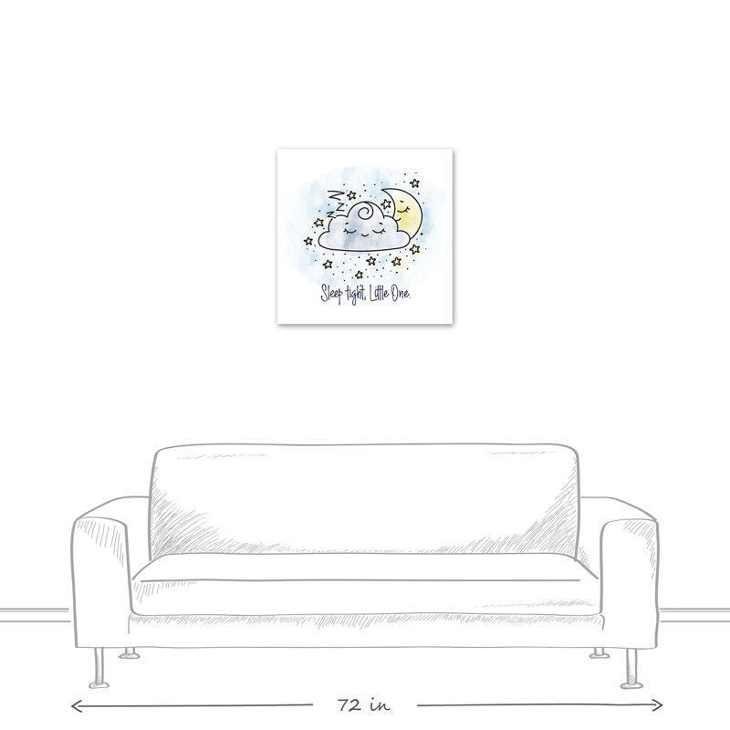 Art sur toile très léger sleep Arvie, H 24 po x l 24 po x P 1,25 po