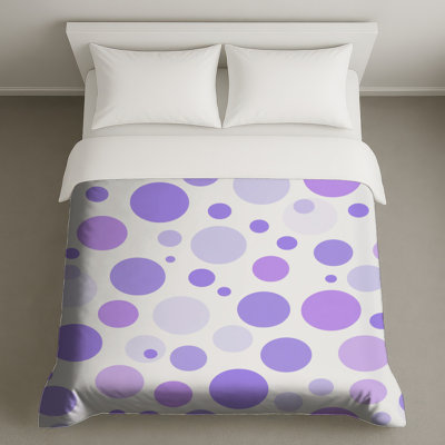 Polka Dots Bedding Pattern Duvet Cover Minimalist