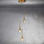 Luminaire suspendu DEL en verre grainé Vlera-804742266