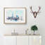 Freedom Tower And New York City - Single Picture Frame Painting on MDF-56853608-56853610