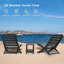 Chaise Adirondack pliante en plastique Sofina