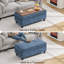 Multi-Functional Ottoman Bench for Living Room, Flip-Top Design with Wooden/Cushion Reversible Lid-444982435