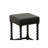 Elegant Black 24-Inch Counter Stool with Barley Twist Legs-340994549