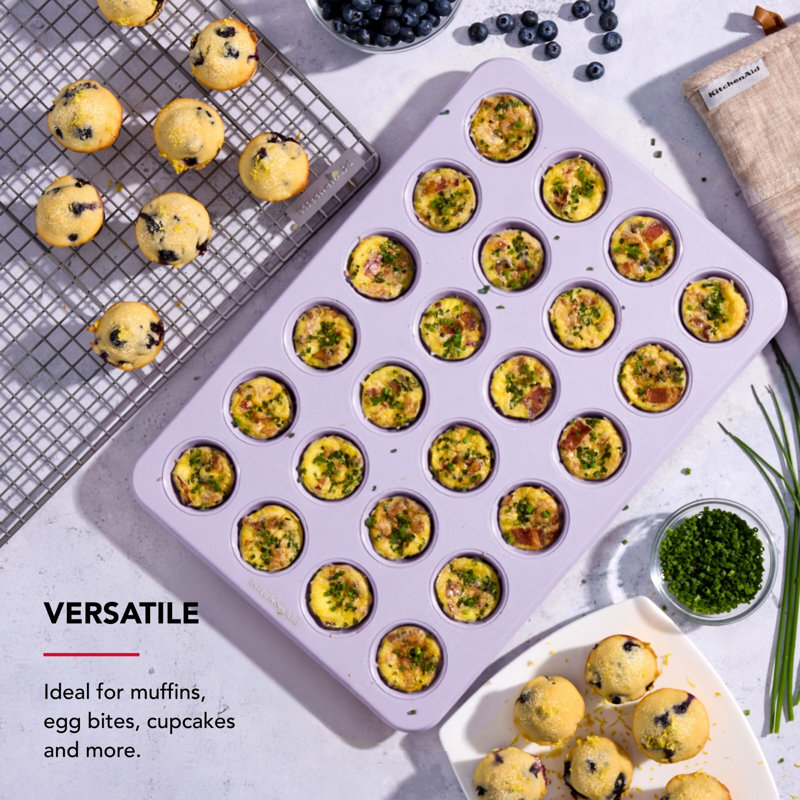 KitchenAid® 24-Cup Nonstick Aluminized Steel Muffin Pan, Wildflower
