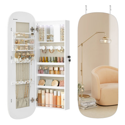Over-the-Door Jewelry Armoire