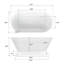 Baignoire de trempage autoportante en acrylique 59 po. X 30 po.-81515714